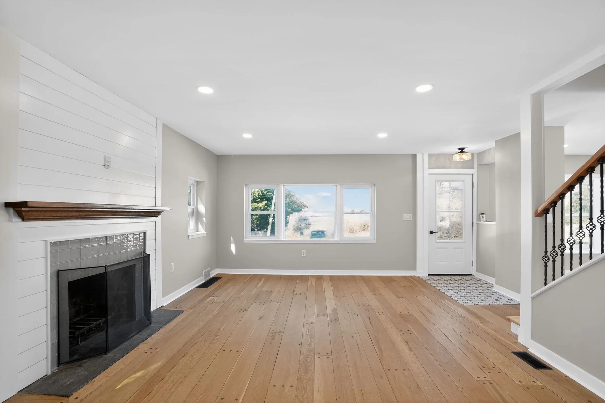 Living Room — Rorer Street Renovation, Glenside, PA