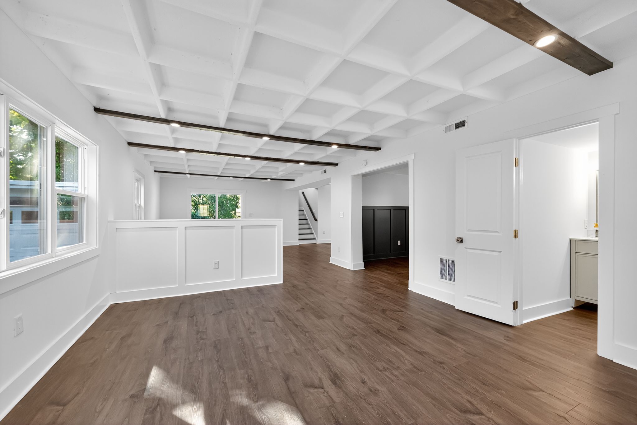 Living Room — Douglas Road Renovation, Glenside, PA