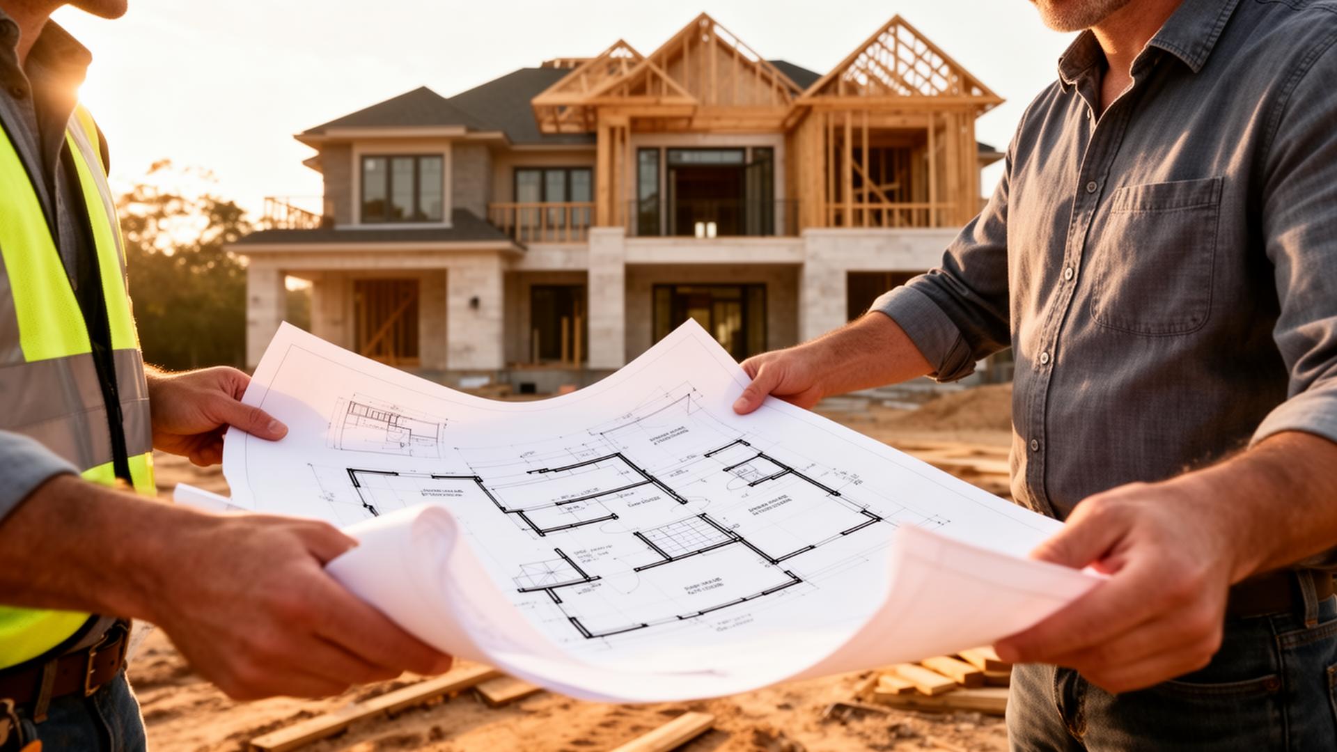WPM Premier Homes on-site project planning